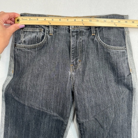 Elizabeth And James Jeans Womens Sz 28 Black Gray Holden Straight Leg High Rise - Picture 8 of 13